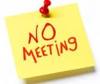 No meeting by December 31 logo