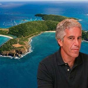 Who visited Epstein's Island?